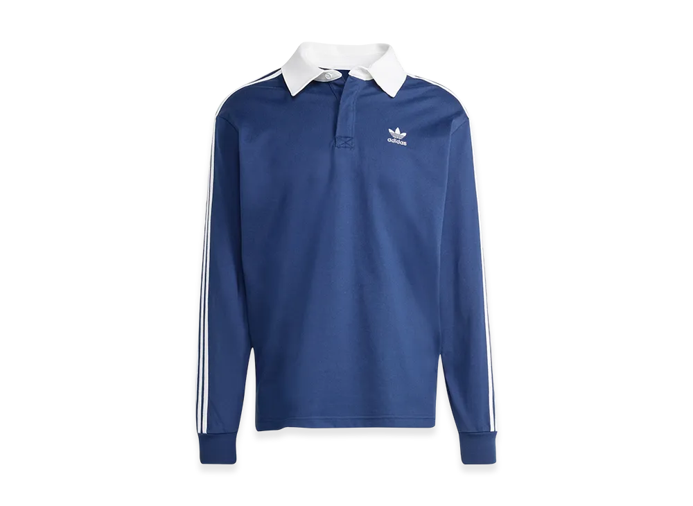 adidas Adicolor Rugby Polo Shirt "Night Indigo/White"