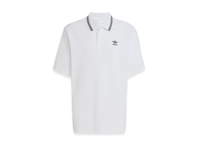 adidas Adicolor Loose-Fit Polo Shirt "White/Black"