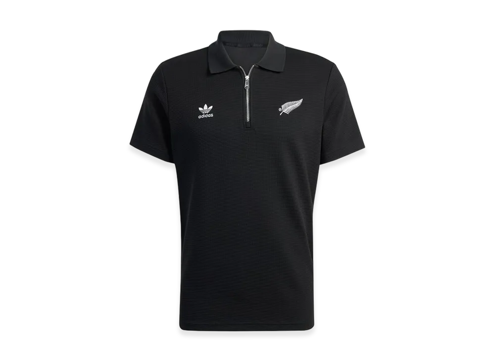 adidas All Blacks Essentials Waffle Polo Shirt "All Black"