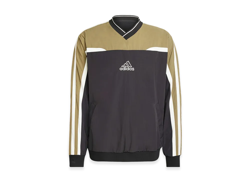 adidas Cut-Line Pullover Top "Black/Olive Strata"