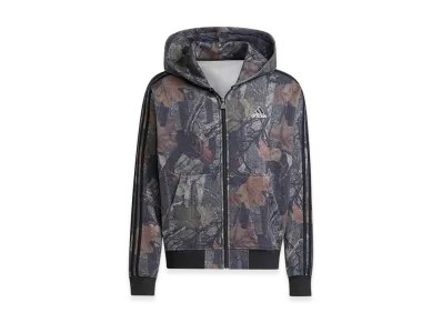adidas Camo Hooded Full-Zip "Black"