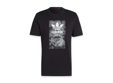 adidas Graphic Camo Shoe Tongue Label Short-Sleeve T-Shirt "Black"