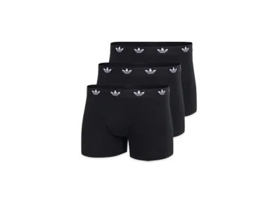 adidas Comfort Flex Cotton Trunks 3-Pack Underwear "Black"