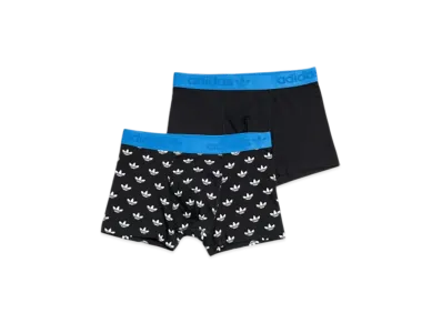 adidas Comfort Flex Cotton Trunks 2-Pack "Black"