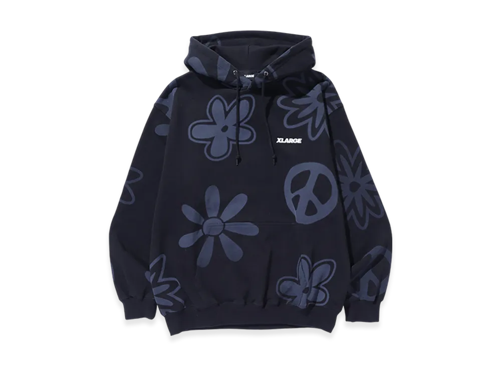 XLARGE Peace Hooded Sweatshirt "Black"