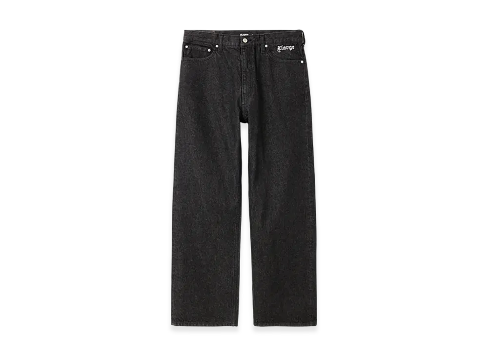 XLARGE Old English Denim Pants "Black"