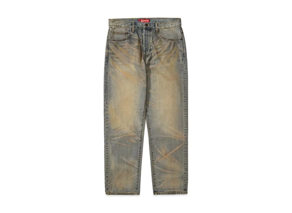 Supreme Regular Jean (25FW) "Dirty Indigo"