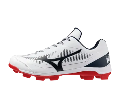 Mizuno Cushion Revodia "White/Navy/Red"