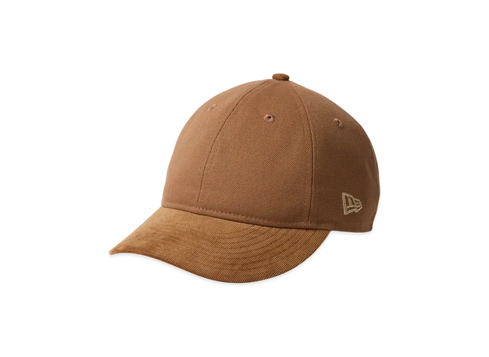 NEW ERA Powered by GORO NAKATSUGAWA (MIN-NANO) 9Thirty Brown Canvas Khaki Corduroy Visor "Brown"
