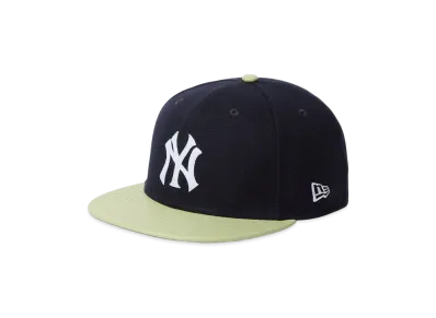 NEW ERA Powered by GORO NAKATSUGAWA (MIN-NANO) 59Fifty New York Yankees Melton "Navy/Light Green"