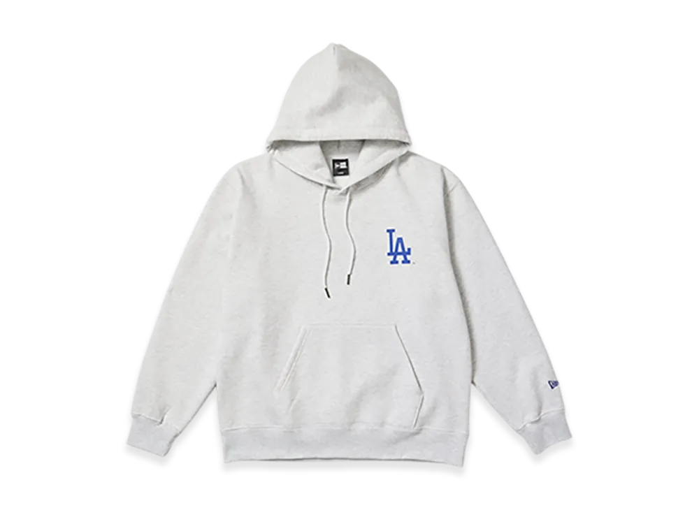 NEW ERA Powered by GORO NAKATSUGAWA (MIN-NANO) French Terry Oversized Sweat Pullover Hoodie Los Angeles Dodgers "Light Grey"