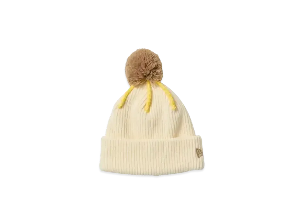 NEW ERA Powered by GORO NAKATSUGAWA (MIN-NANO) Kids Pom-Pom Knit "Off White"