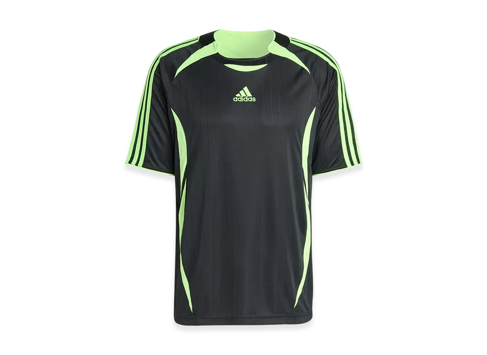 adidas Teamgeist Adicolor Short-Sleeve T-Shirt "Black/Signal Green"