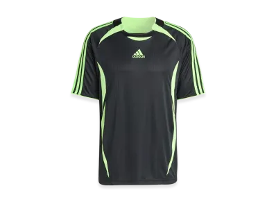 adidas Teamgeist Adicolor Short-Sleeve T-Shirt "Black/Signal Green"