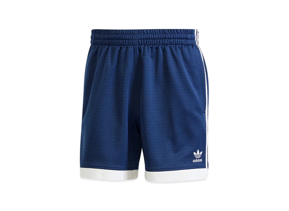 adidas Mock Eyelet Shorts "Night Indigo/White"