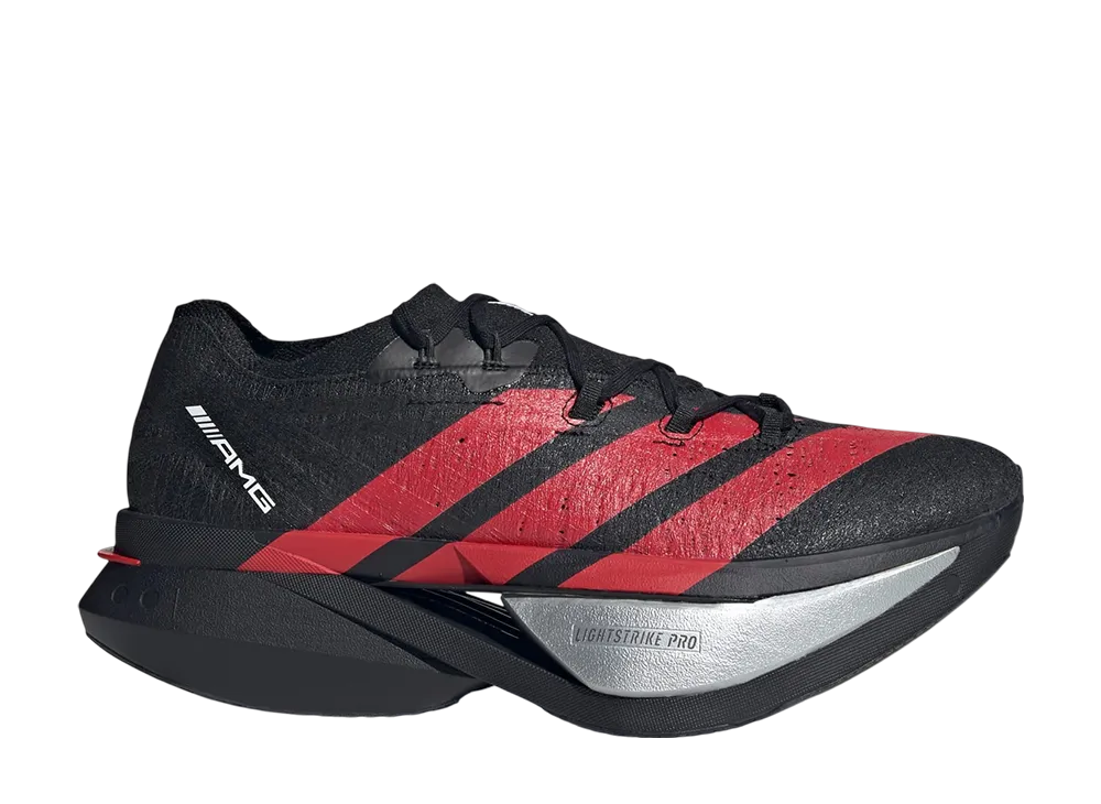 Mercedes AMG × adidas Adizero Prime X3 Strung "Core Black/Lucid Red/Cloud White"