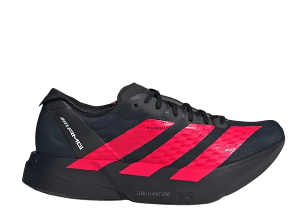 メルセデス AMG × アディダス ウィメンズ アディゼロ アディオス プロ4 "コアブラック/ルシッドレッド/クラウドホワイト"