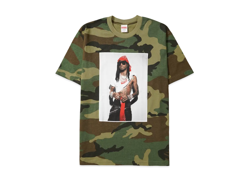 Supreme Playboi Carti Tee "Woodland Camo"