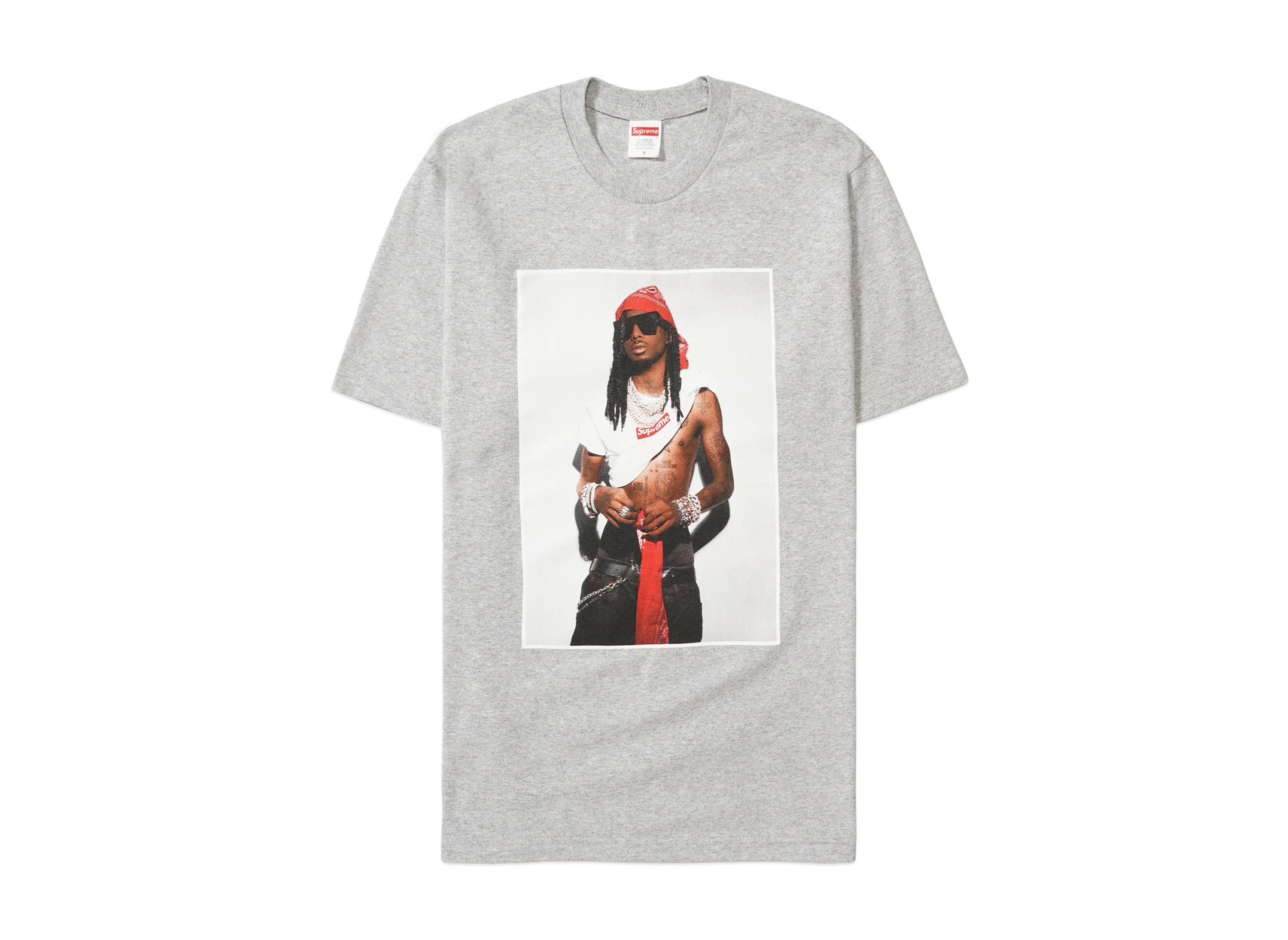 Supreme Playboi Carti Tee "Heather Grey"
