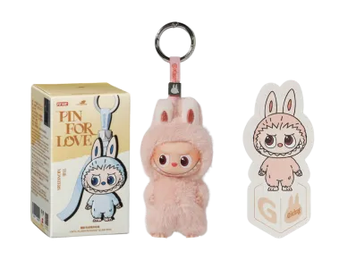 POP MART THE MONSTERS (LABUBU) Pin for Love Series-Vinyl Plush Pendant (A-M) G