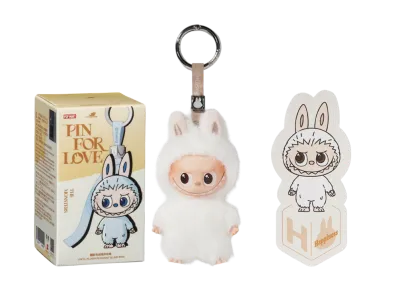 POP MART THE MONSTERS (LABUBU) Pin for Love Series-Vinyl Plush Pendant (A-M) H