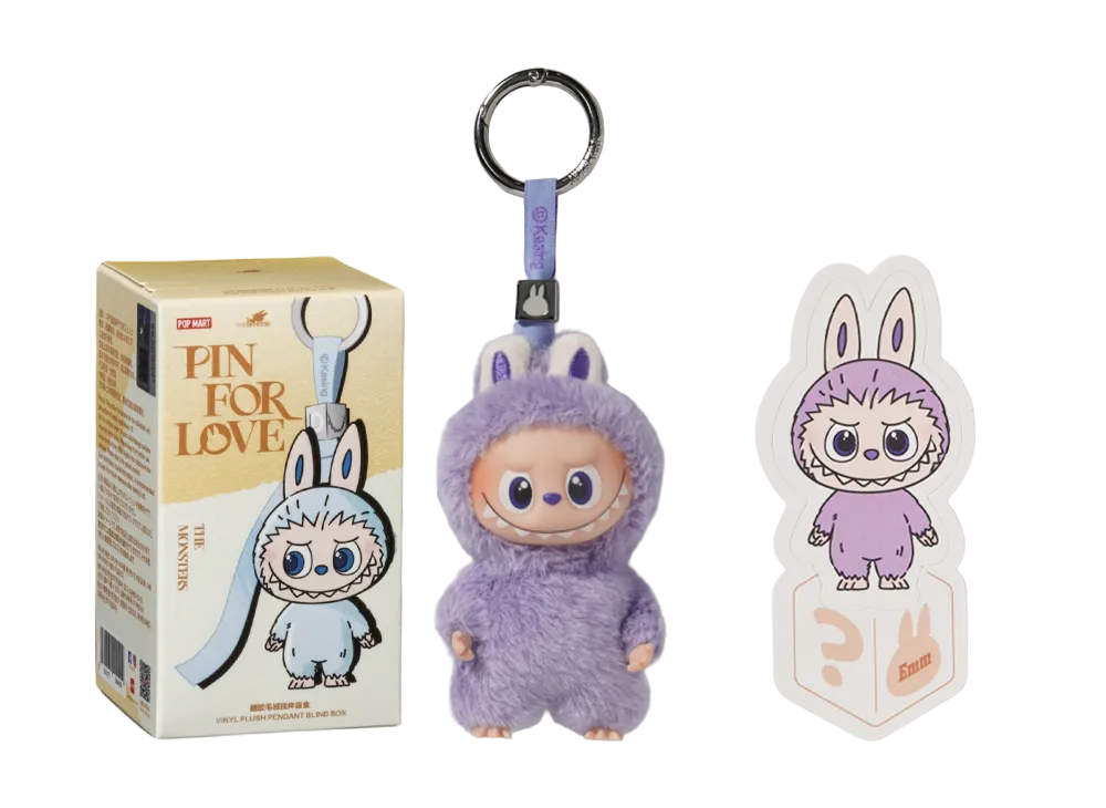 POP MART THE MONSTERS (LABUBU) Pin for Love Series-Vinyl Plush Pendant (A-M) ?