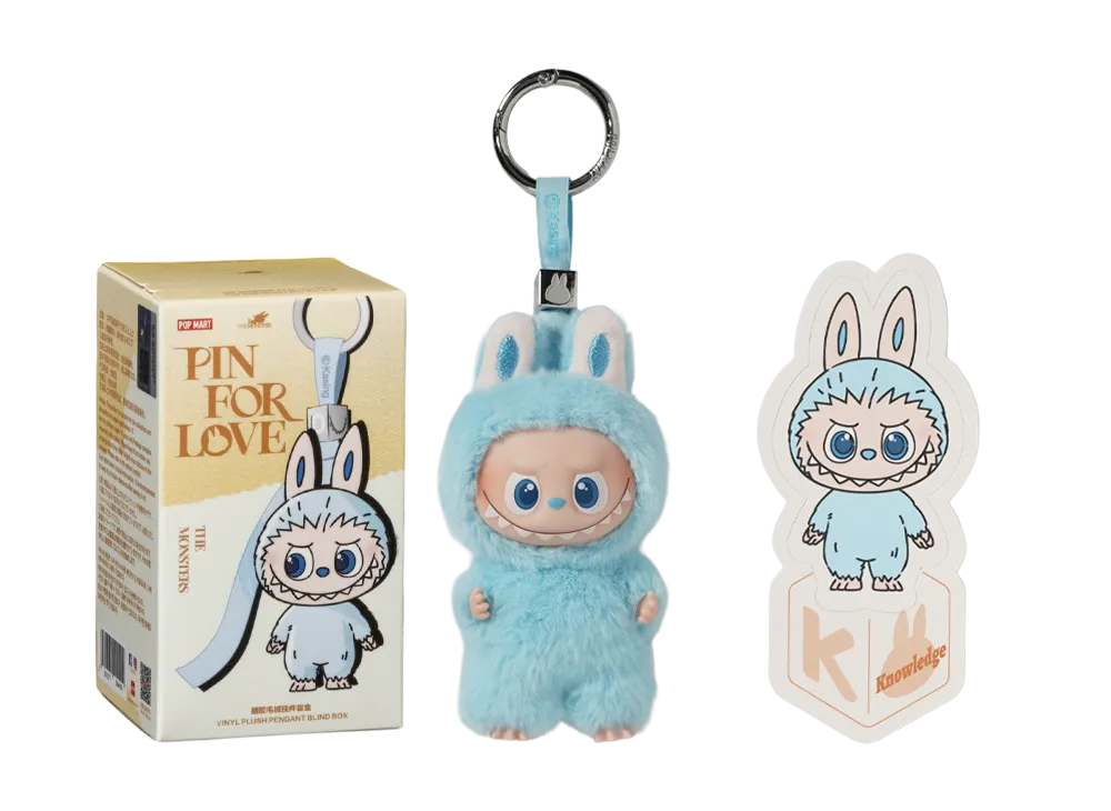 ポップマート ザ モンスターズ (ラブブ) ピン フォー ラブ シリーズ ぬいぐるみ ペンダント (A-M) K [単品]