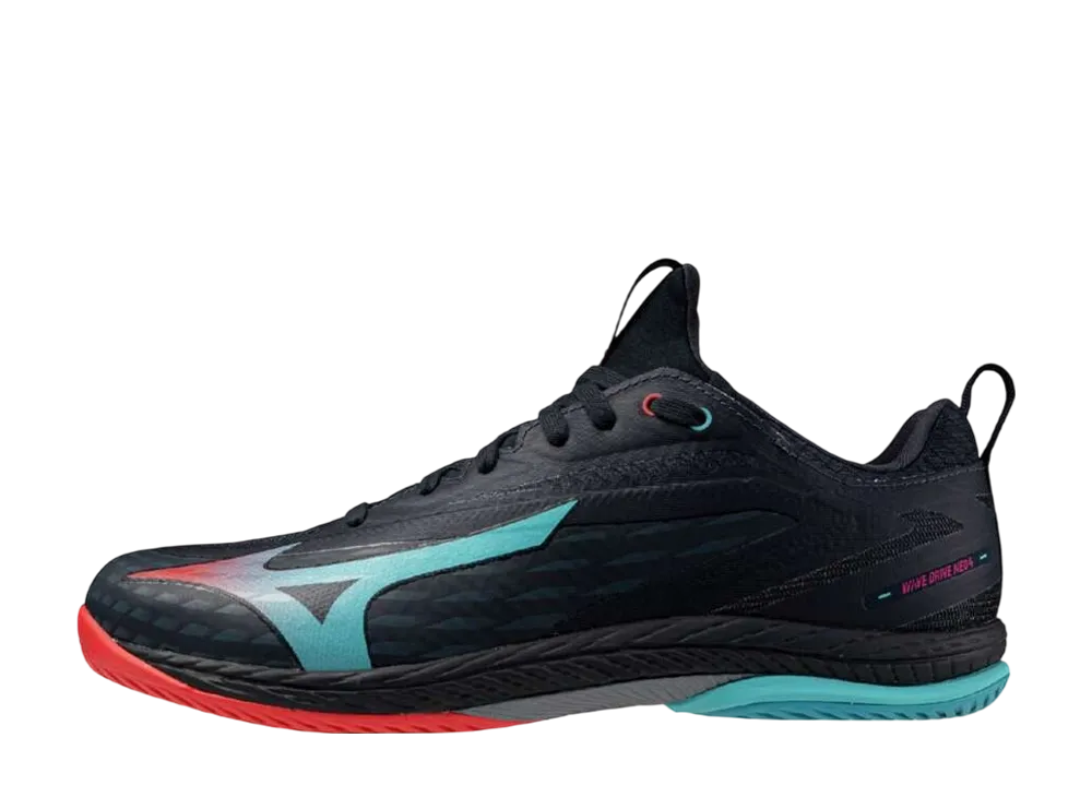 ミズノ ウエーブドライブネオ4 "ダークグレー/レッド/ブルー"