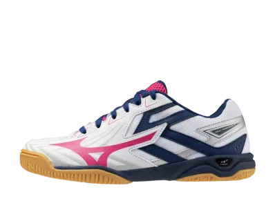 Mizuno Wave Kaiserburg 8 "White/Pink/Navy"