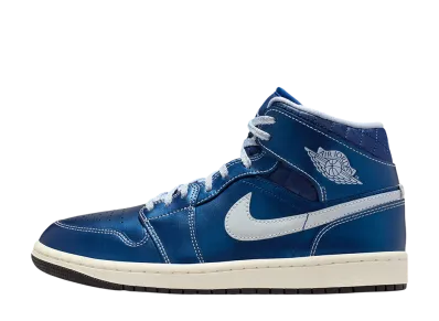ナイキ エアジョーダン1 ミッド "メタリックブルー"