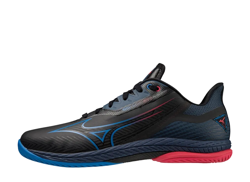 ミズノ ウエーブドライブネオ 3 "ブラック/ブルー/レッド"