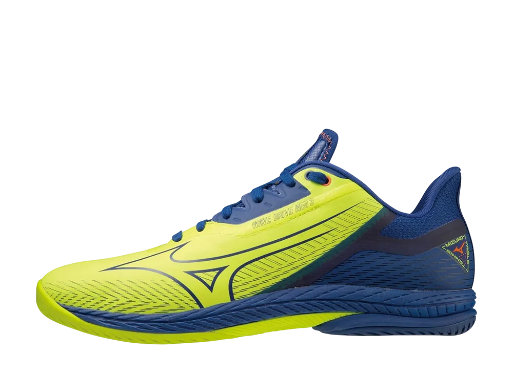 ミズノ ウエーブドライブネオ 3 "イエロー/ネイビー"