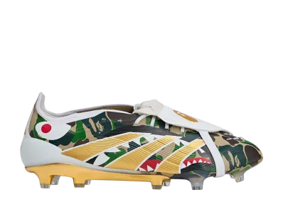 A BATHING APE × adidas Predator Elite FG "Hemp/Gold Metallic/Cloud White"
