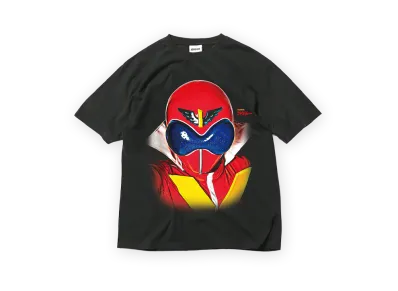 スーパー戦隊 x HOMEGAME \ 1975 アカレンジャー TEE "BLACK"