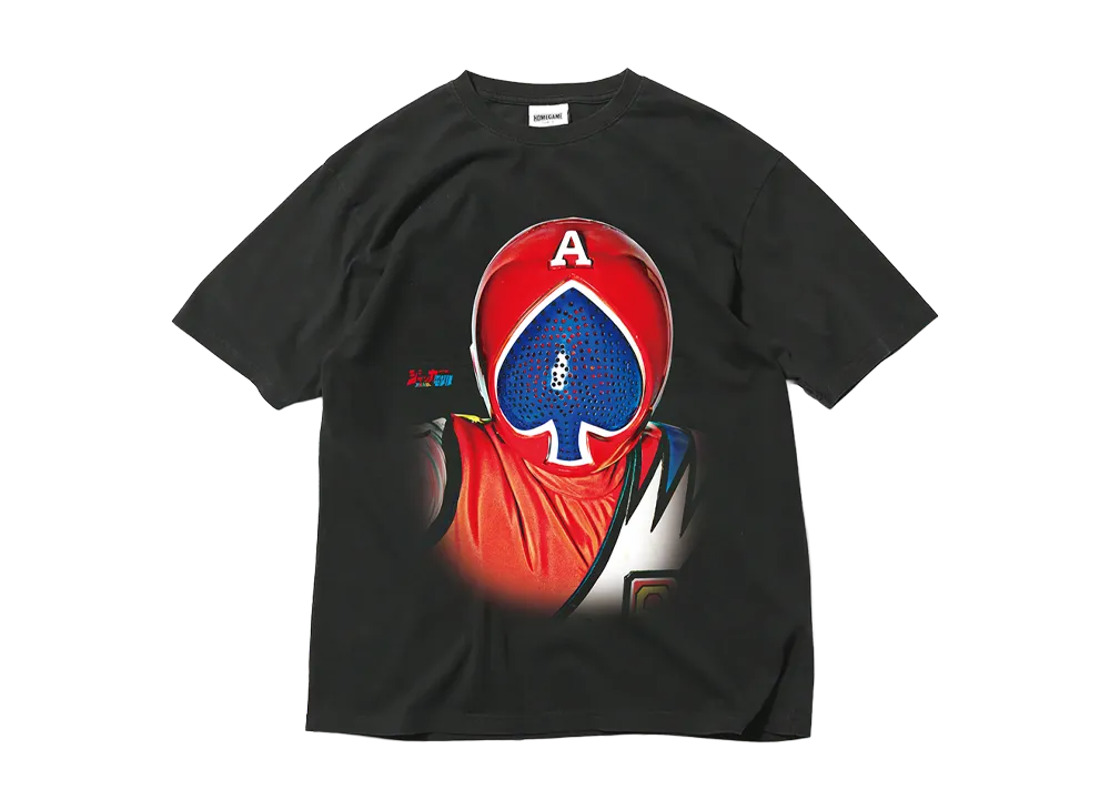 スーパー戦隊 x HOMEGAME \ 1977 スペードエース TEE "BLACK"