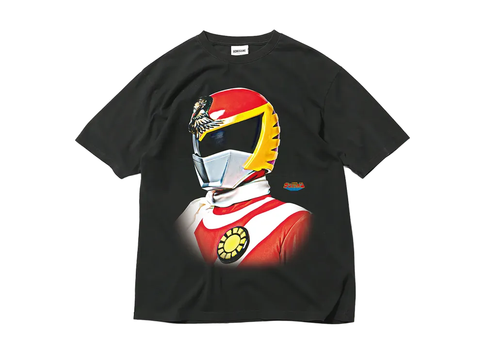 スーパー戦隊 x HOMEGAME \ 1981 バルイーグル TEE "BLACK"