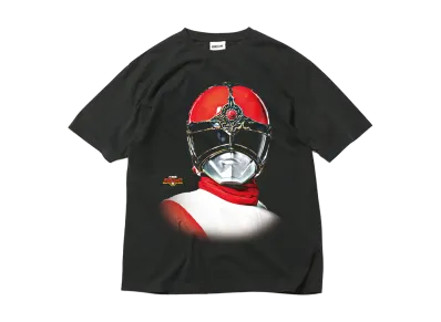 スーパー戦隊 x HOMEGAME \ 1982 ゴーグルレッド TEE "BLACK"