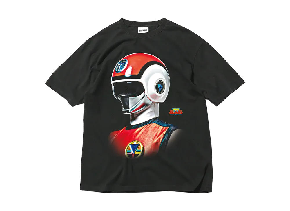 スーパー戦隊 x HOMEGAME \ 1986 レッドフラッシュ TEE "BLACK"