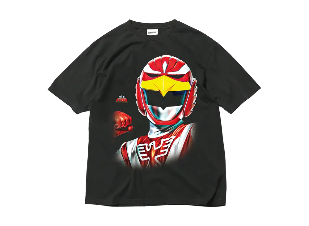 スーパー戦隊 x HOMEGAME \ 1988 レッドファルコン TEE "BLACK"