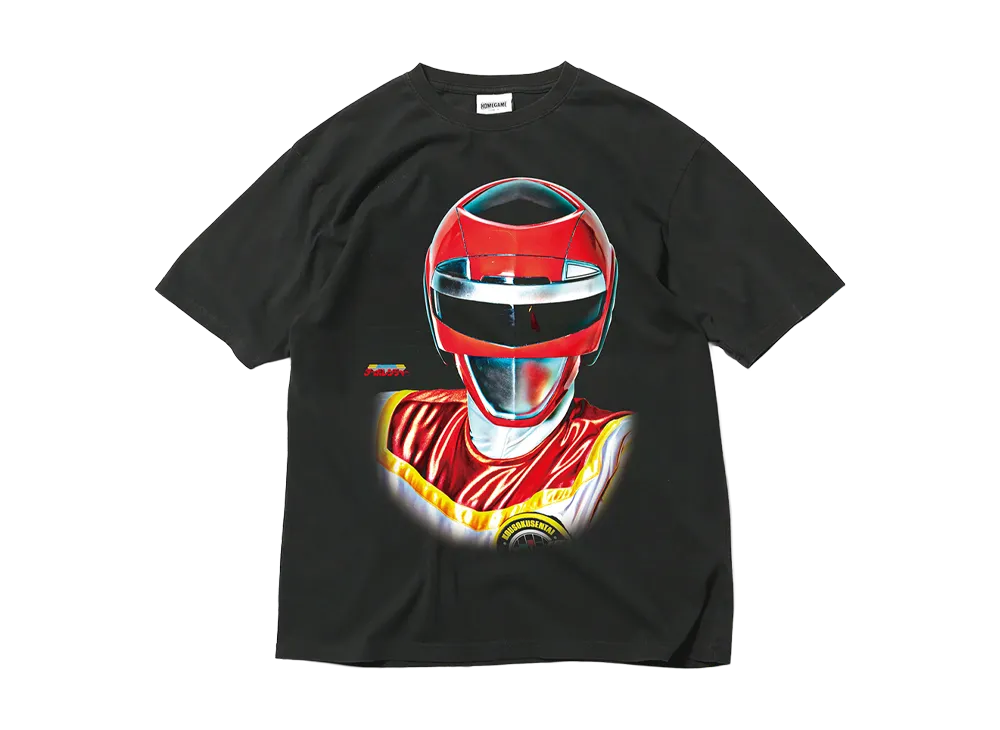 スーパー戦隊 x HOMEGAME \ 1989 レッドターボ TEE "BLACK"
