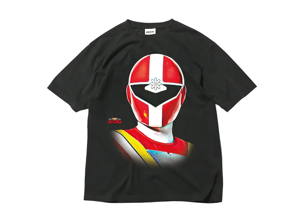 スーパー戦隊 x HOMEGAME \ 1990 ファイブレッド TEE "BLACK"