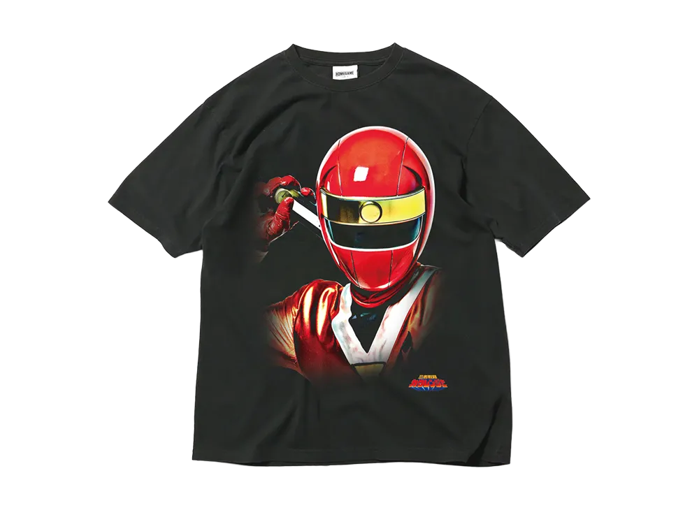 ホームゲーム スーパー戦隊 x HOMEGAME 1994 ニンジャレッド TEE "ブラック"