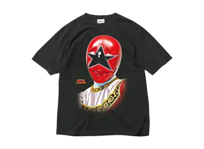 スーパー戦隊 x HOMEGAME \ 1995 オーレッド TEE "BLACK"