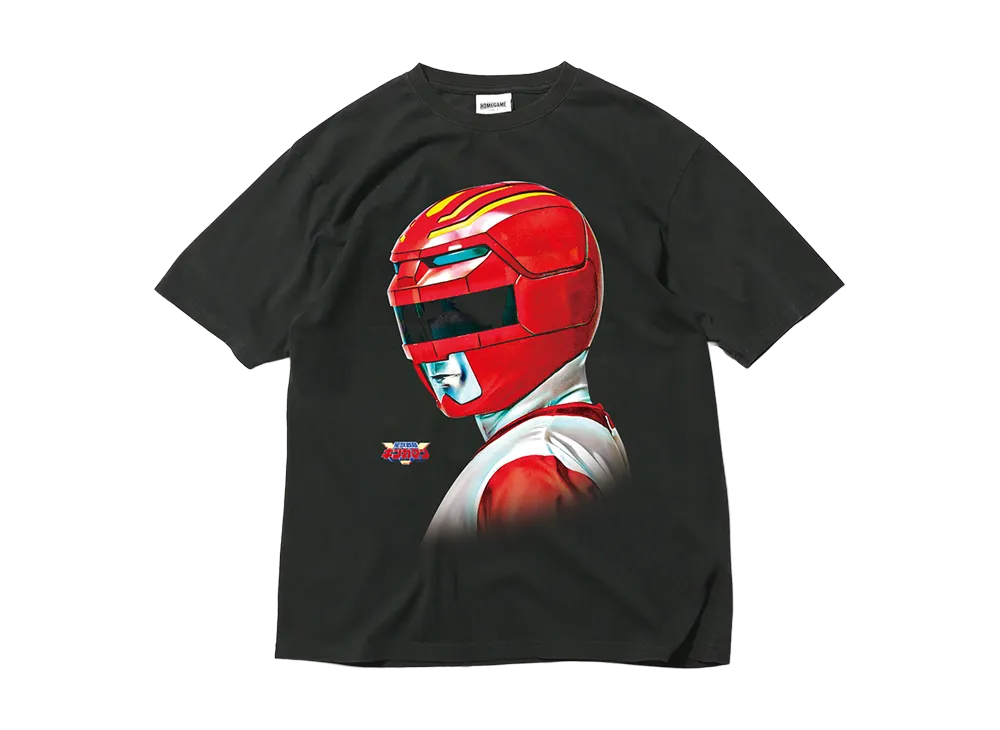 スーパー戦隊 x HOMEGAME \ 1998 ギンガレッド TEE "BLACK"