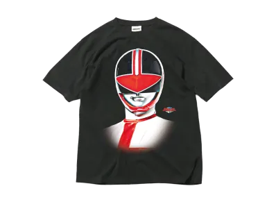 スーパー戦隊 x HOMEGAME \ 2000 タイムレッド TEE "BLACK"