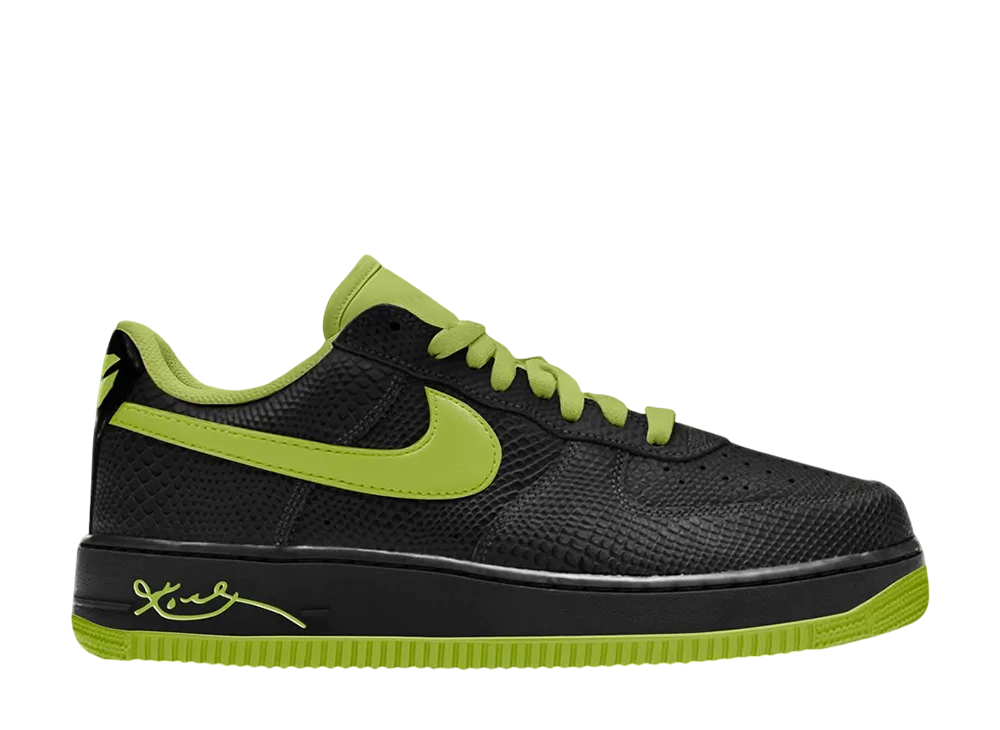 コービーブライアント × ナイキ エアフォース1 ロー プロトロ "ブラック/レモンヴェノム"