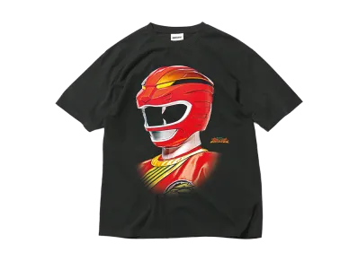 スーパー戦隊 x HOMEGAME \ 2001 ガオレッド TEE "BLACK"