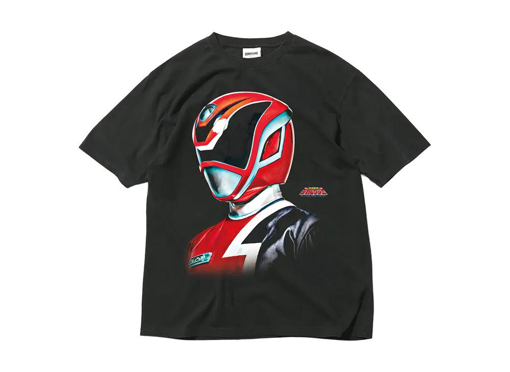 スーパー戦隊 x HOMEGAME \ 2004 デカレッド TEE "BLACK"