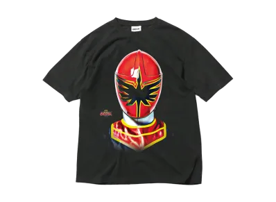 スーパー戦隊 x HOMEGAME \ 2005 マジレッド TEE "BLACK"