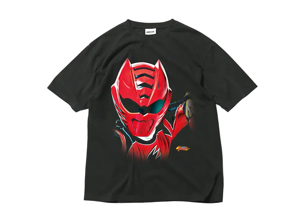 スーパー戦隊 x HOMEGAME \ 2007 ゲキレッド TEE "BLACK"